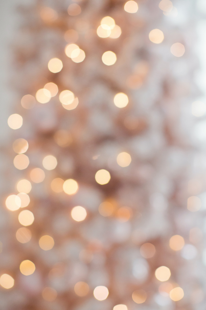 pink Christmas tree with pink decorations